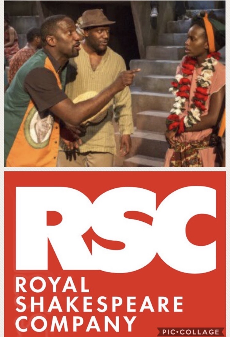 Tomike Ogugua performing in Julius Caesar at BAM
